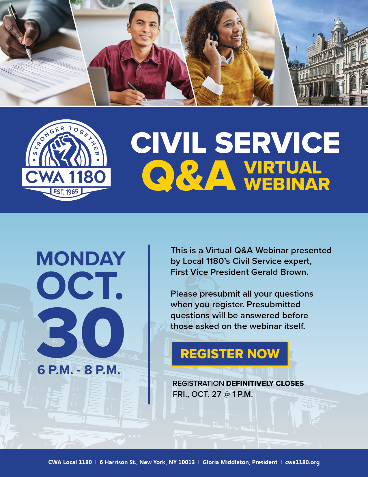 Civil Service Q&A Webinar