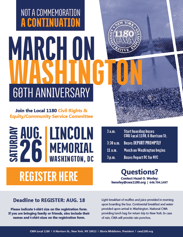 March on Washington Flier