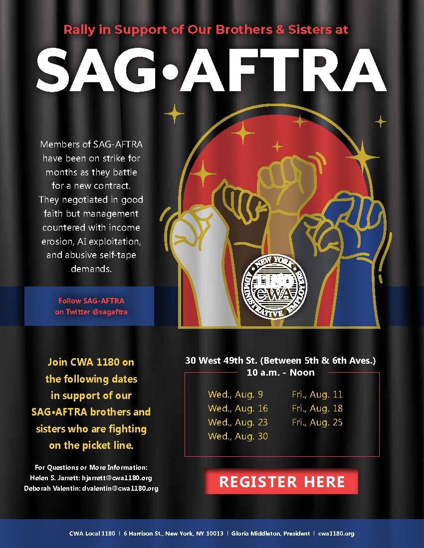 SAG-AFTRA Strike Flier