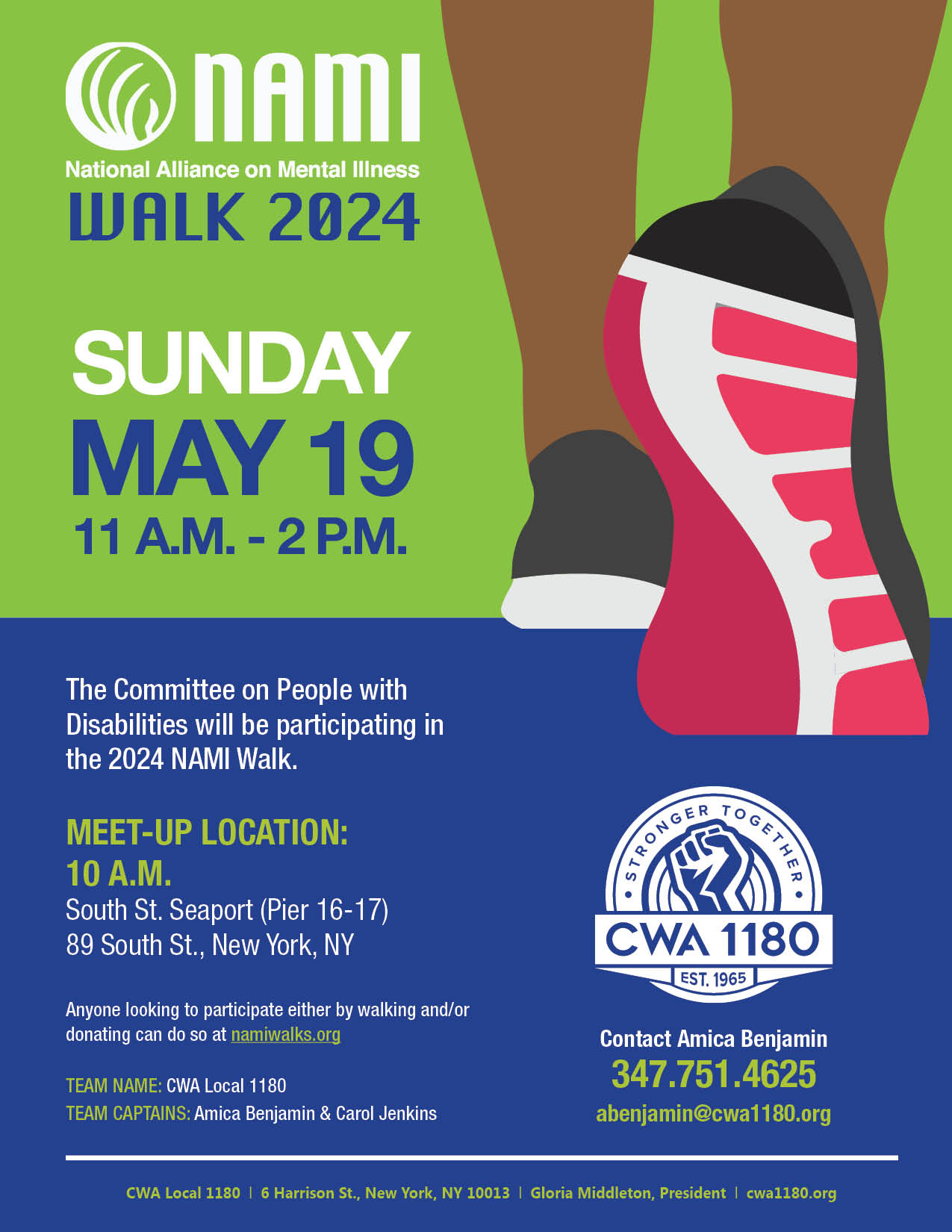 NAMI Walk 2024 Flier