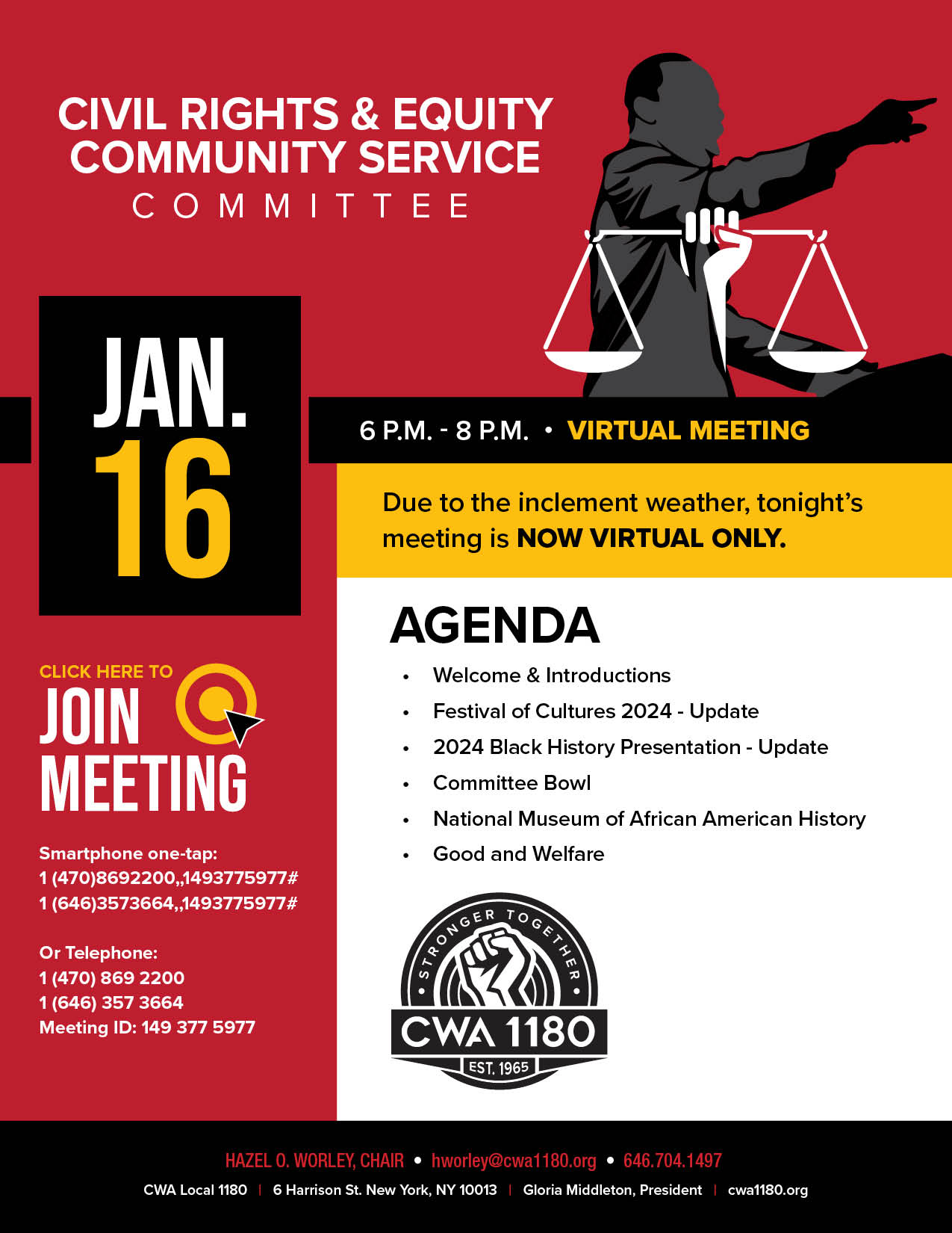Civil-Equity Committee Meeting Jan
