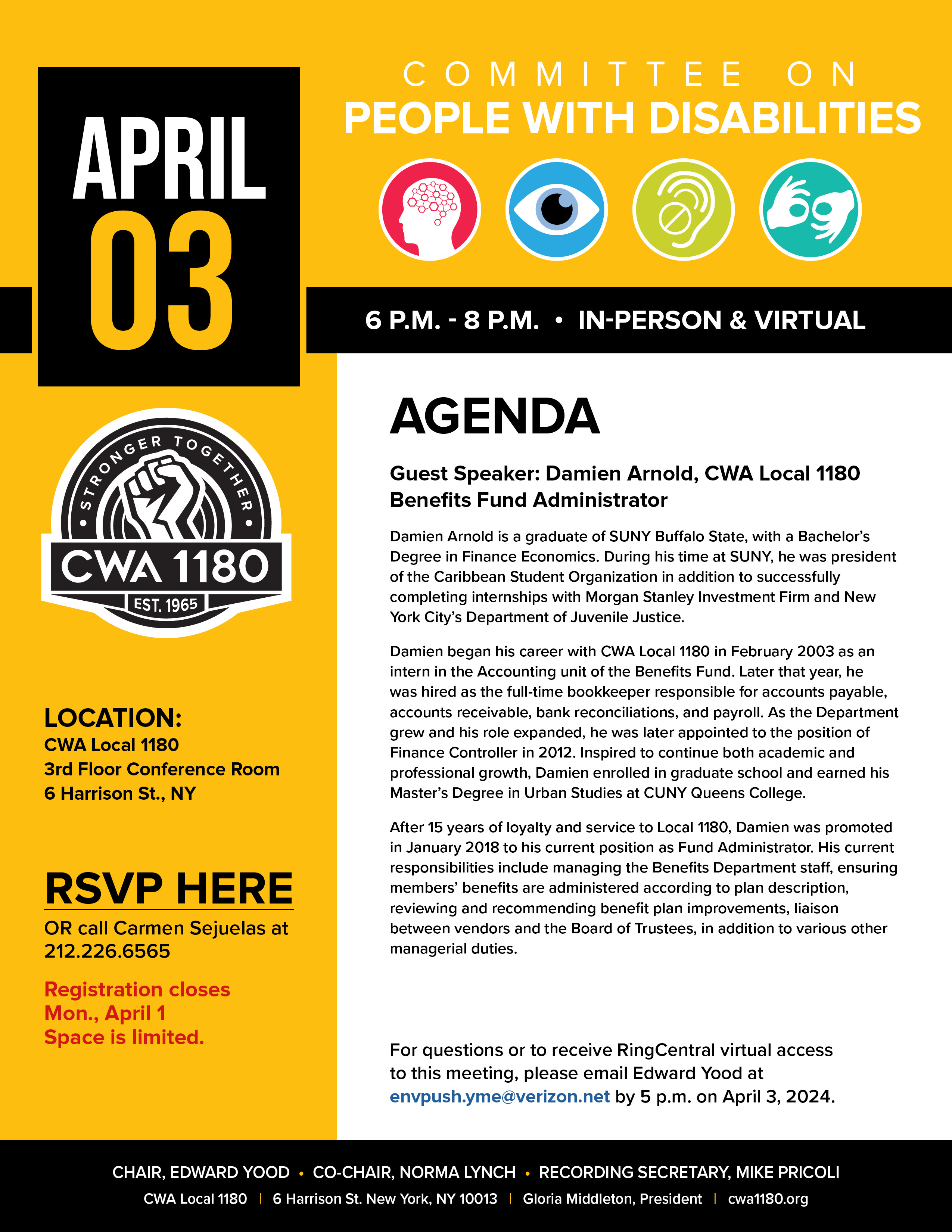 Disabilities Committee Flier_April