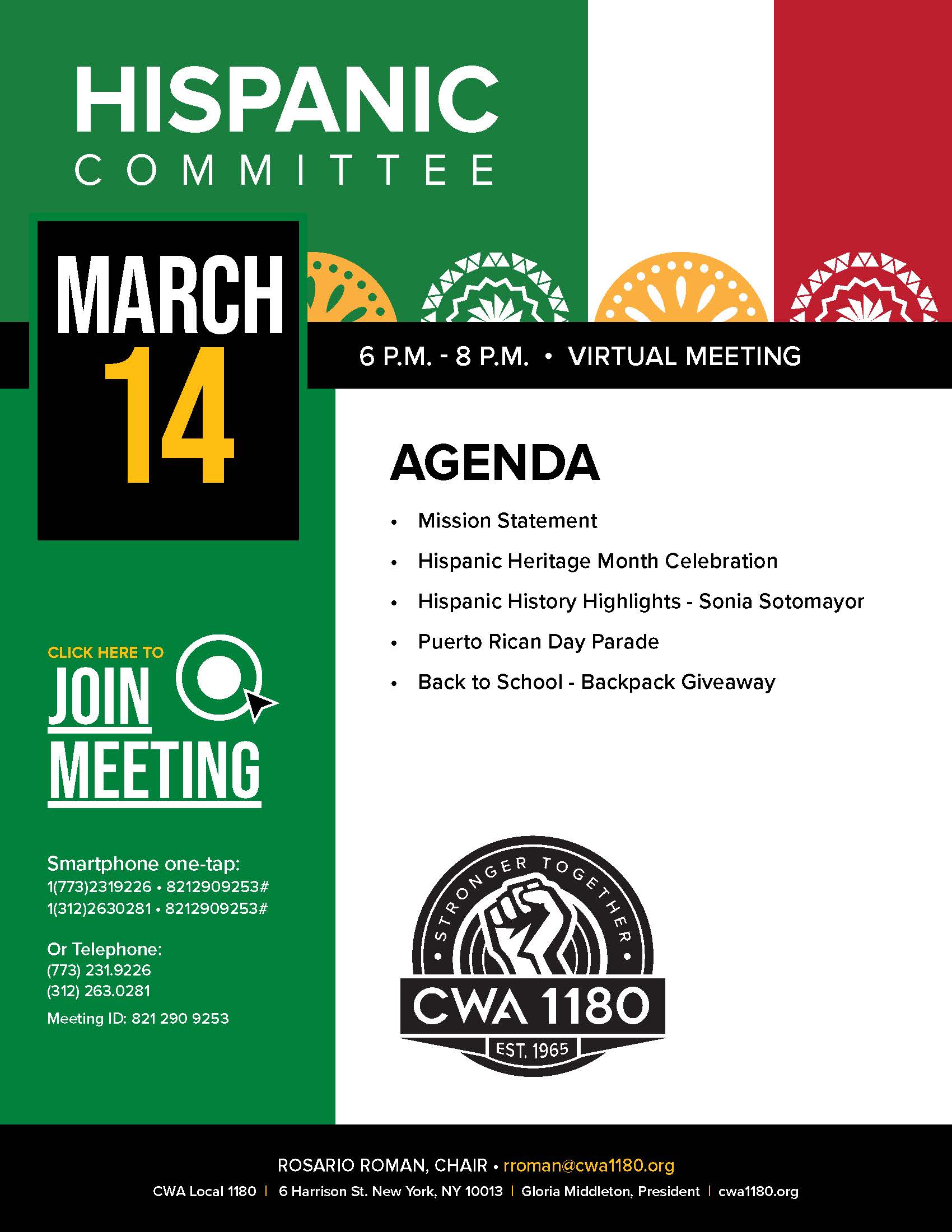 Hispanic Committee_March