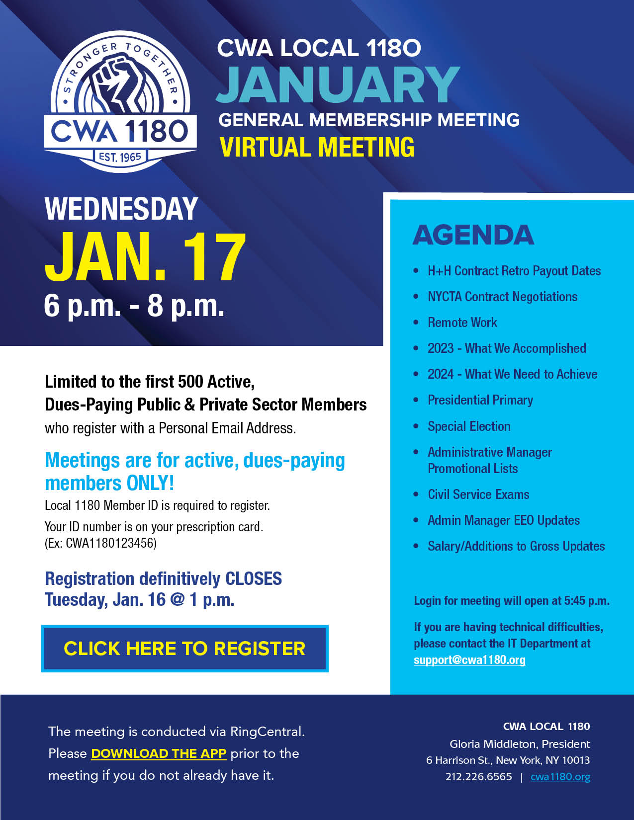 L1180 Jan. Membership Meeting