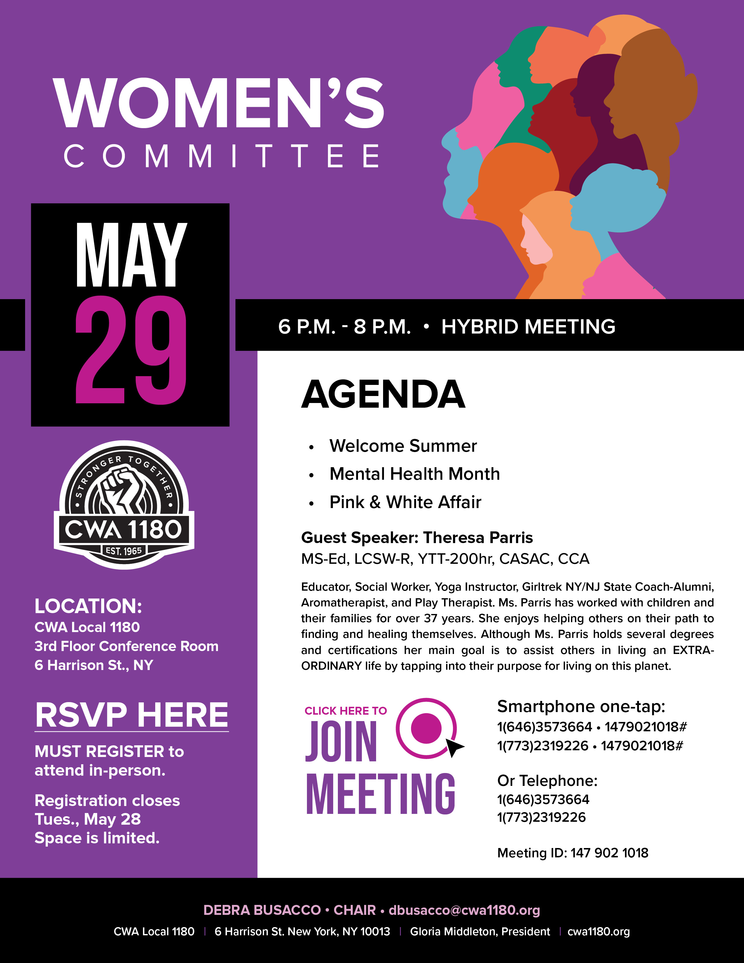 Womens Committee Flier_May