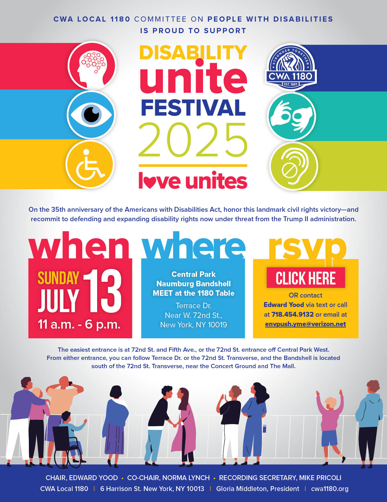Disabilities Committee Flier_Disabilty Unite Festival_July_04