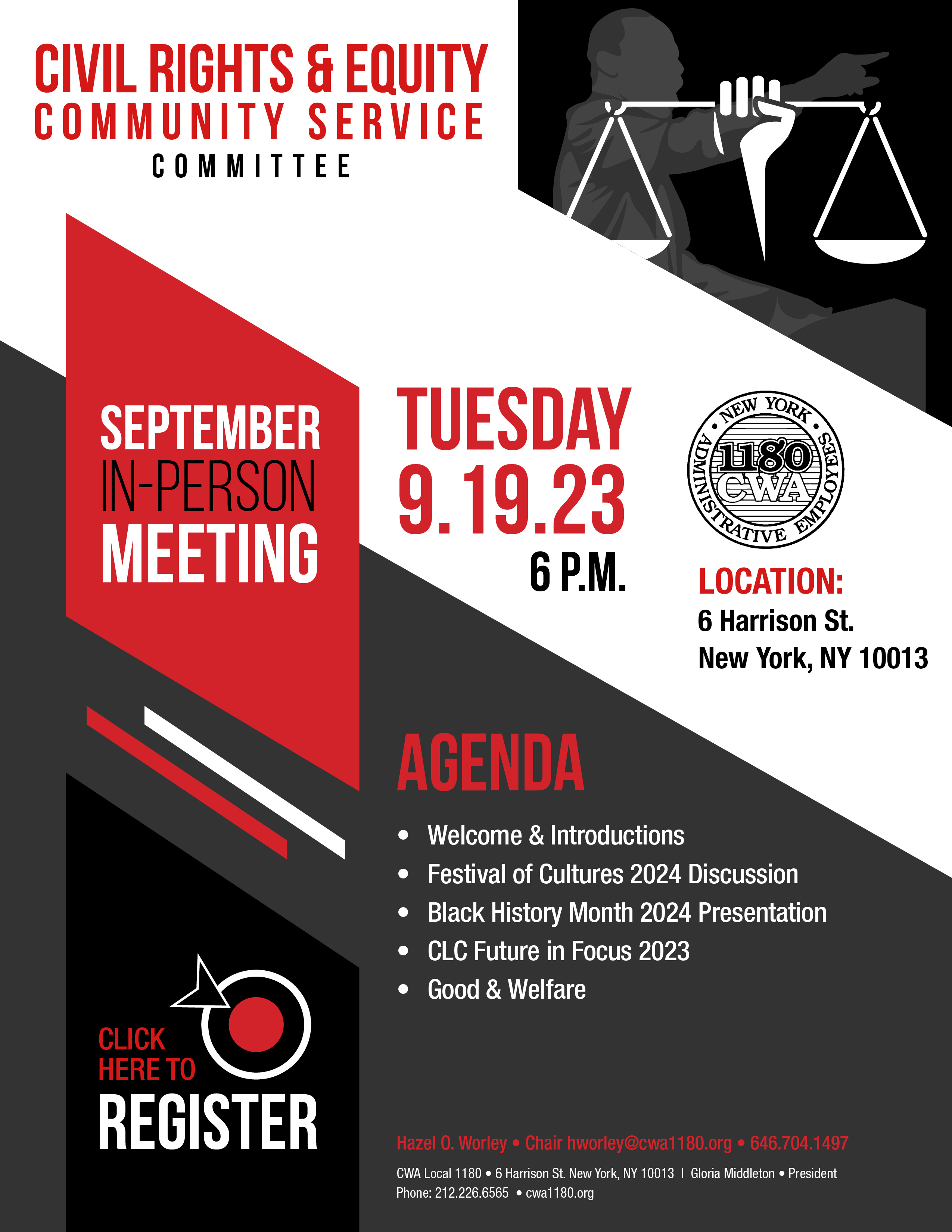 Civil Rights & Equity Committee Sept