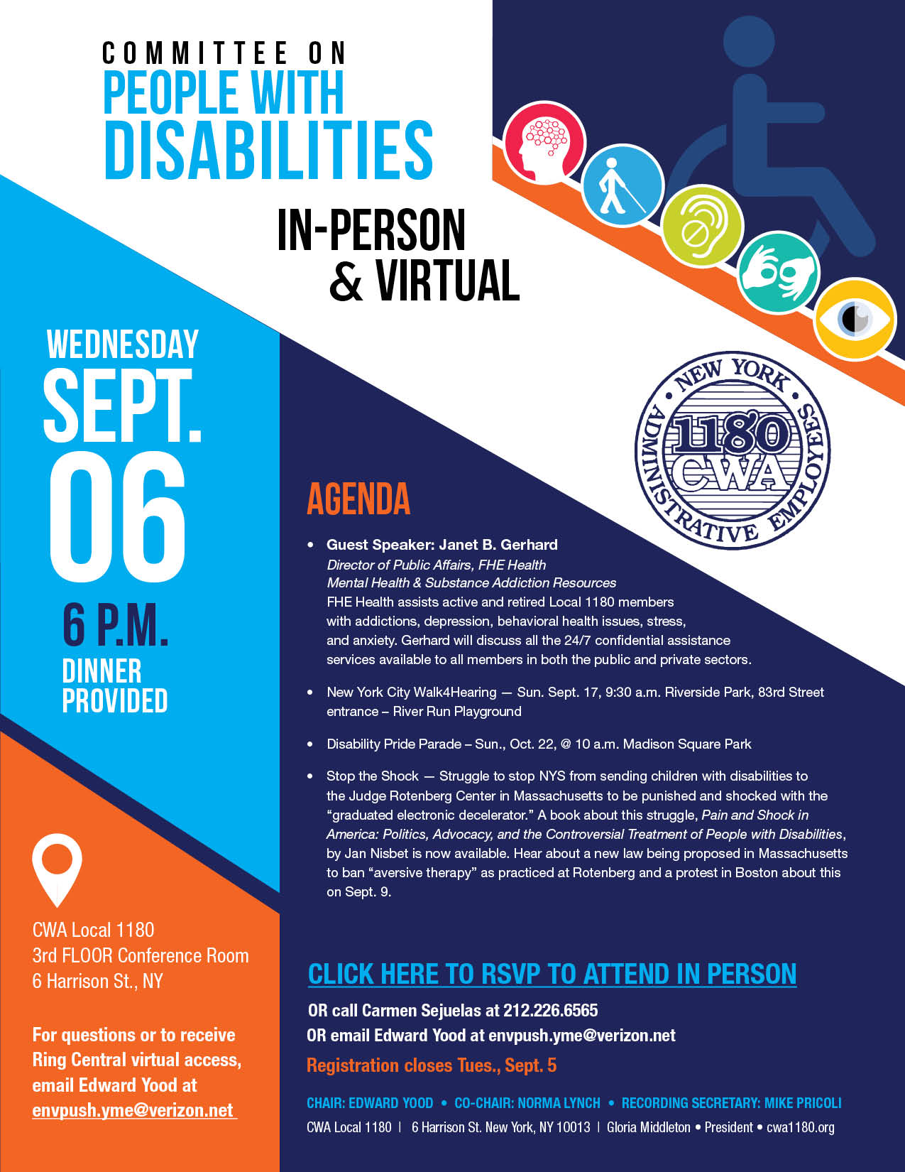Disabilities Committee Meeting Sept 2023
