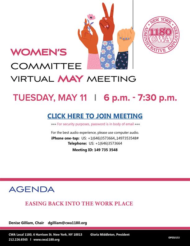 2021-05 Womens Committee May
