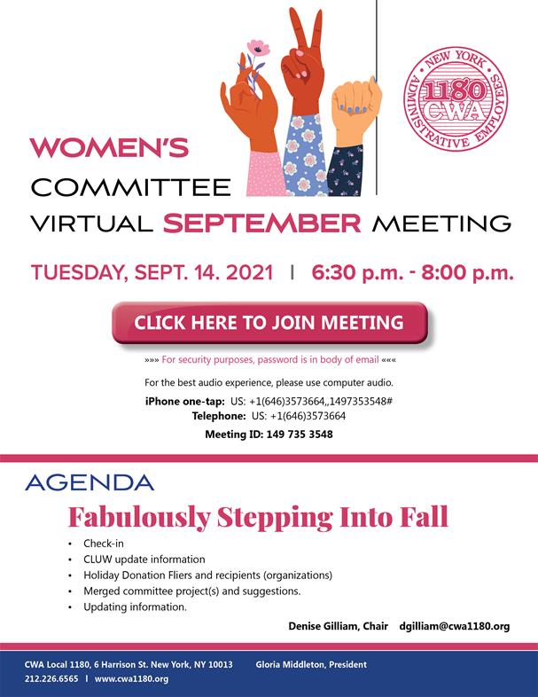 2021-09 Womens Committee Sept.