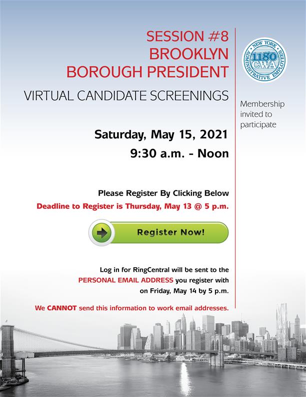 Brooklyn Boro Pres Candidate Screening